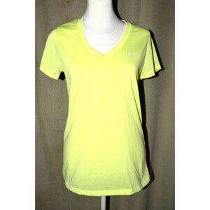 Under Armour Women's Workout T Shirt /Sz XS / Neon Yellow / NEW